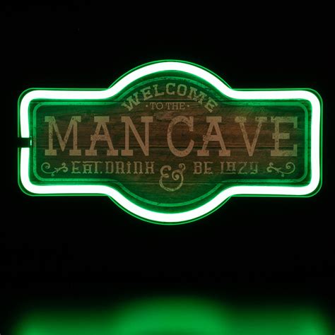 Northlight LED Welcome to the Man Cave Neon Lighted Wall Sign - 17 ...