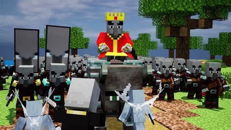 Image result for Alien Being Minecraft Full Animations Villager vs Pillager