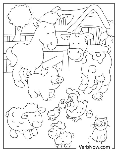 Farm Coloring Pages For Kids