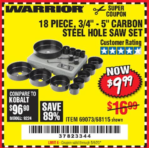 Hole Saw Set From Harbor Freight at Brian Churchill blog