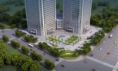 吉林银行3dmax 模型下载-光辉城市