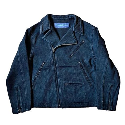 PORTER CLASSIC ( ポータークラシック ) PC KENDO RIDERS JACKET - DARK NAVY 剣道ライダース ...