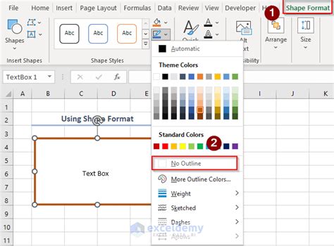 Image result for How to Remove Text Box Excel