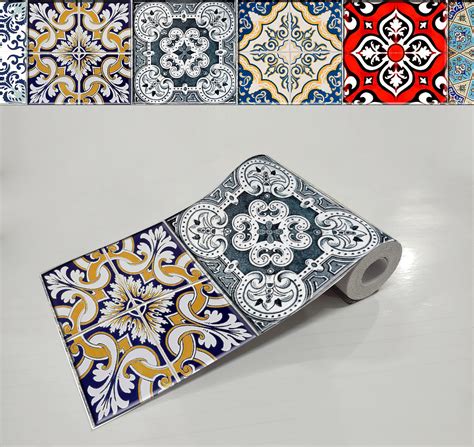 Paper Plane Design Tile Sticker Size 6 inch x 6 inch x 36 pcs - Multi ...