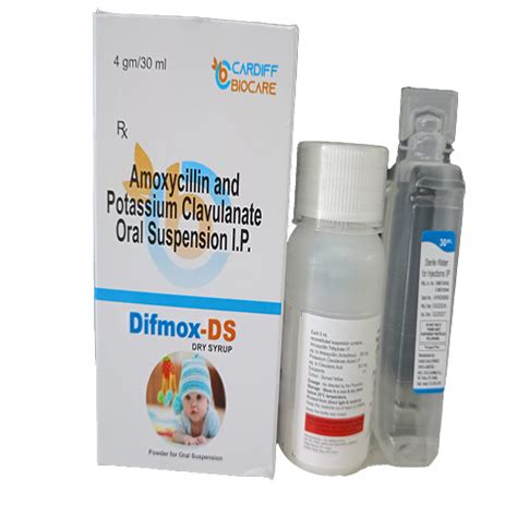 Difmox DS - Amoxycillin and Potassium Clavulanate Oral Suspension I.P ...