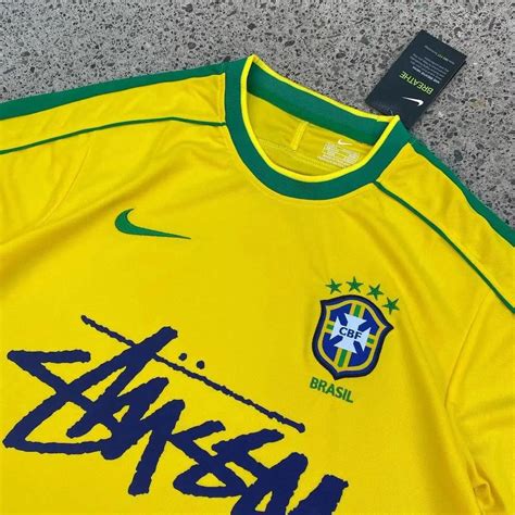 BRAZIL EDITION STUSSY JERSEY Step into the fusion... | Depop
