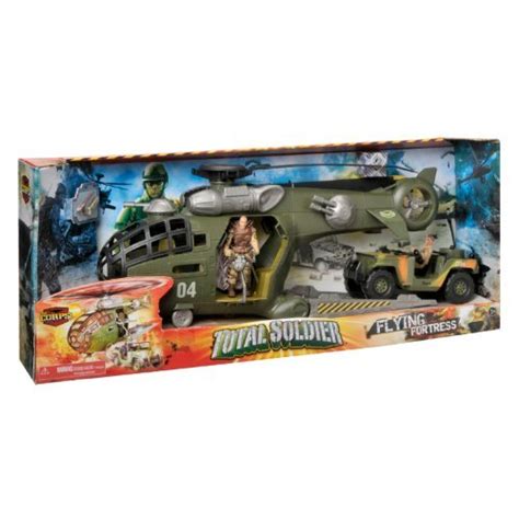 Buy The Corps Total Soldier Flying Fortress Transport Helicopter ...