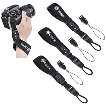 Wrist Straps for DSLR and Compact Cameras - 3 Pack - Extra Strong and ...