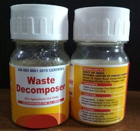 Green wood Organic Waste decomposer Pack of 8 Bottle, 30ml per Bottle ...