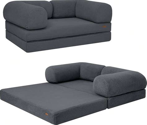 Folding Sofa Bed Queen, Foldable Couch Bed, Fold Out Futon Chair ...