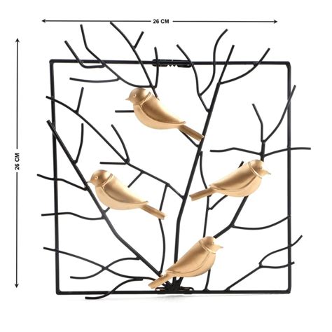 Buy Iliano Metal Bird on Branch Wall Accent from Home Centre at just ...