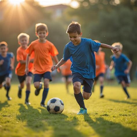 Kids Playing Soccer 的图像结果