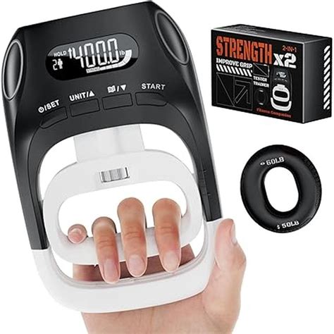 Grip Strength | Uthpra Digital Hand Dynamometer 2-in-1 Combo Set | Pre ...