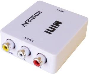 Kebilshop TV-out Cable HDMI to AV Converter, 3 RCA Female To Hdmi ...