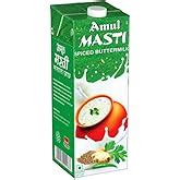 Amul Masti Spiced Butter Milk Tetra Pack, 1 Litre : Amazon.in: Grocery ...