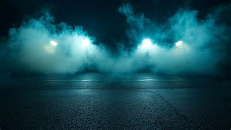 Dark street asphalt abstract dark blue background empty dark scene neon ...