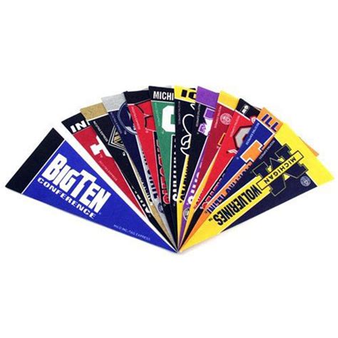 College Big 10 Mini Pennant Set : Amazon.in: Sports, Fitness & Outdoors