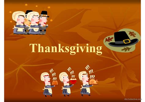 Thanksgiving Day general vocabulary…: English ESL powerpoints