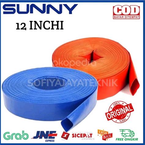 Jual Selang Air Irigasi Sunny Hose 12 inchi Selang Buang Tremi Lipat ...
