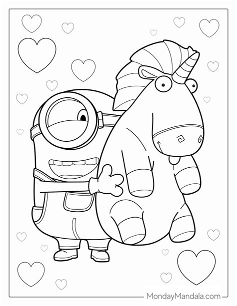 Printable Colouring Pages Minions | Printable AT A GLANCE