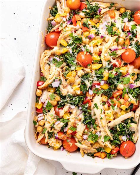 Loaded Veggie Chicken Casserole Recipe