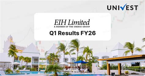 EIH Q1 Results FY26: PAT Down 63.27% to ₹33.86 Cr.