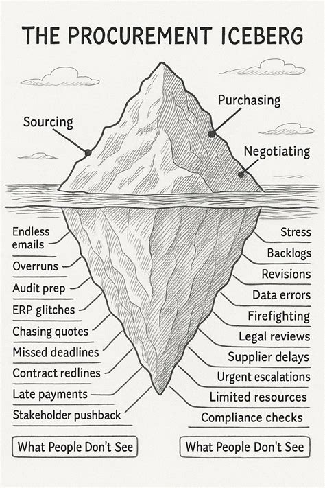 ️ The Procurement Iceberg: Do you really know what lies beneath ...