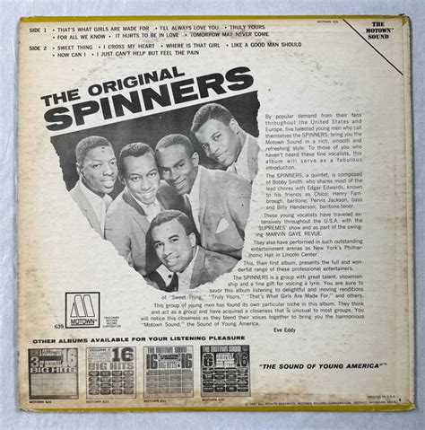 Yahoo!オークション - 1967年 オリジナル US盤 The Spinners - The Or...