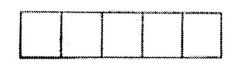 A rectangle of perimeter 276 cm is cut into five equal squares as shown ...