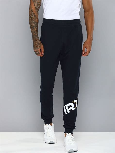 HRX by Hrithik Roshan Men Navy Blue Brand Logo Printed Lifestyle ...