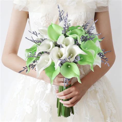 Bulk 10" Bridal Bouquets Calla Lily Wedding Bouquets Wholesale ...