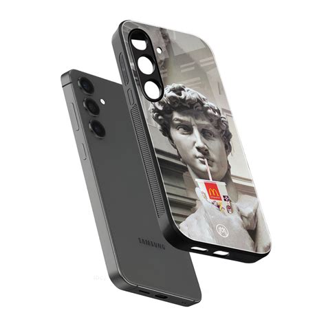 Mc David Phone Cover for Samsung Galaxy S24 FE | Glass Case – Mymerchandize