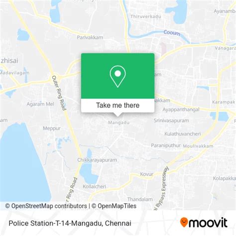 How to Get to Police Station-T-14-Mangadu in Sriperumbudur by Bus?