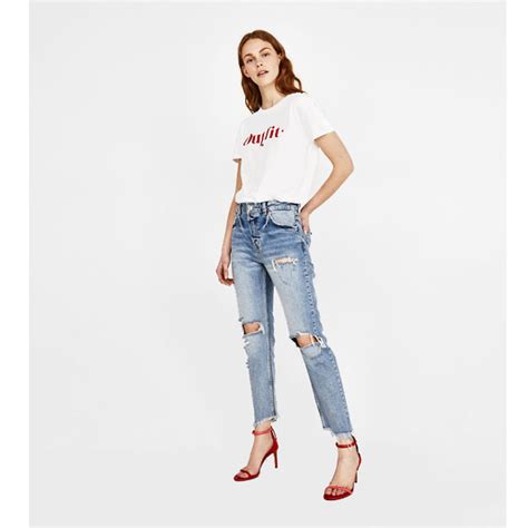 Ripped jeans, Bershka | Vogue India | Vogue Closet