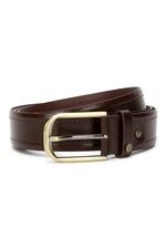 Buy Men Brown Textured Casual Belt Online - 705059 | Allen Solly