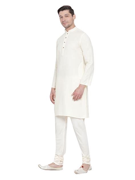 Buy ELINA FASHION Men's Cotton Kurta Pajama Set Tunic Indian ...