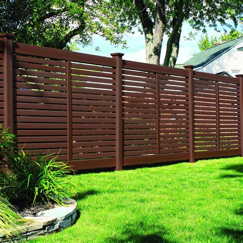 Catalyst Largo with TimberGrain Texture Vinyl Fence Panels | Vinyl ...