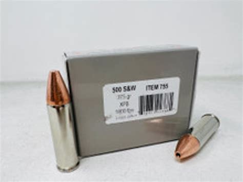 Underwood 50 Beowulf Ammunition UW758 375 Grain XPB Solid Copper Hollow ...