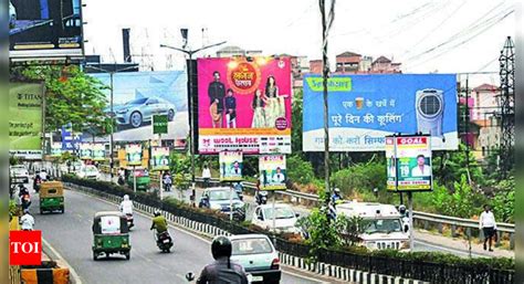 Illegal Hoardings Blight Skyscape | Ranchi News - Times of India