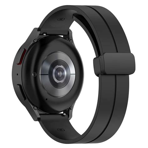 Prolet 20MM Silicone Strap with Folding Magnetic Lock Compatible with ...