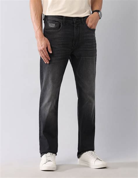 Buy Men Harold Slim Straight Fit Black Jeans Black|U.S. Polo Assn. India