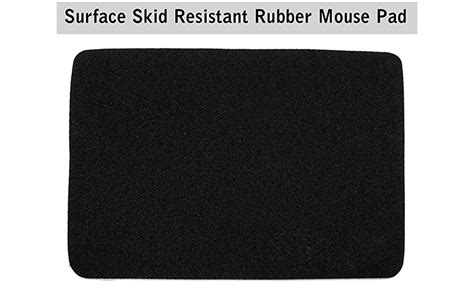 Dahsha 5 Pack Water Resistance Non Slip Rubber Surface Mousepad Black ...