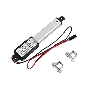 Erfo Micro Linear Actuator, 12V 2" Stroke, 60N/13.5lb, Speed 15mm/s ...