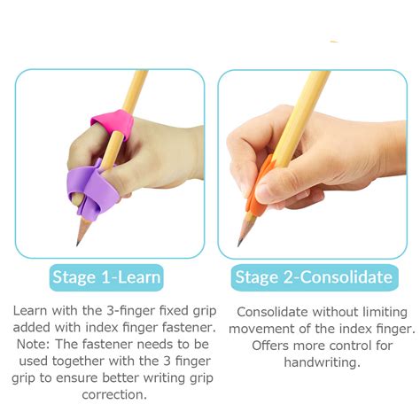 Types of pencil grips for handwriting - singaporeLasi