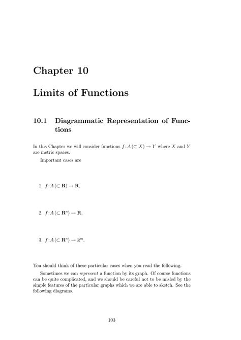 10-limits of functions - Chapter 10 Limits of Functions 10 Diagrammatic ...