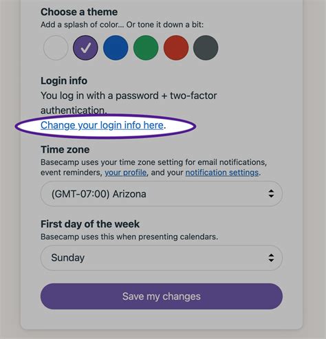Logging In - Basecamp Help