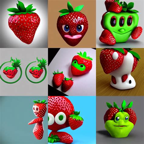 cute strawberry monster | Stable Diffusion | OpenArt