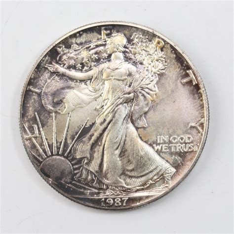 1oz .999 Silver 1987 Walking Liberty Dollar Coin | Property Room