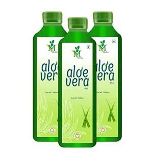 Buy Mint Veda Natural Concentrated Aloe Vera Juice With Pulp | Health ...