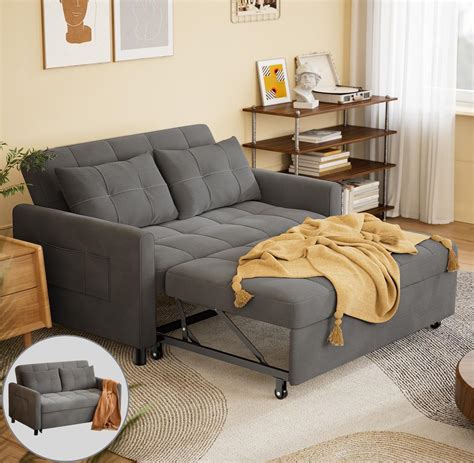 Amazon.com: SEJOV Sleeper Sofa Bed, 3-in-1 Convertible Sofa Chair ...